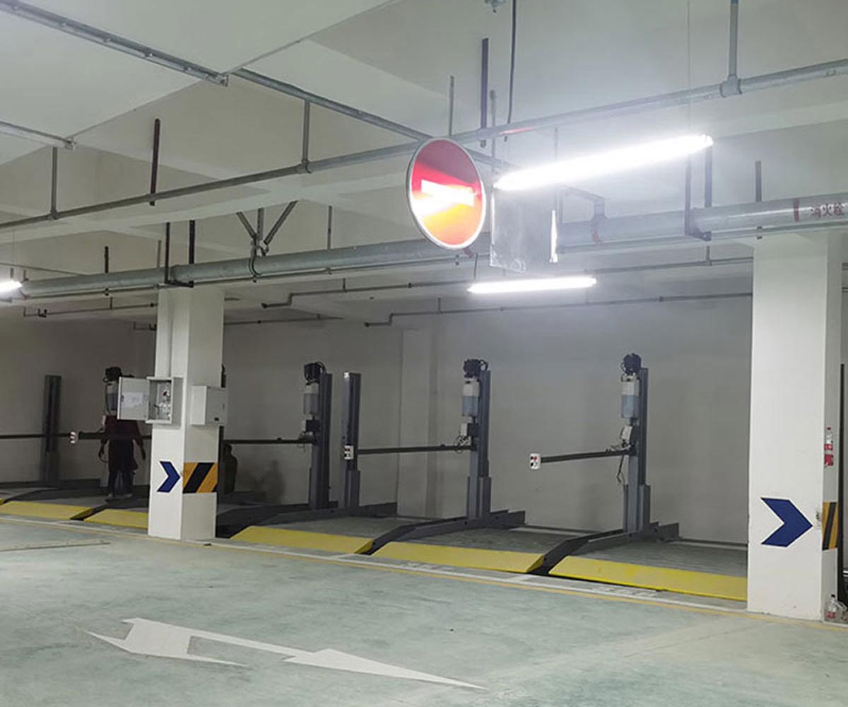 云巖三層升降橫移停車立體車庫回購