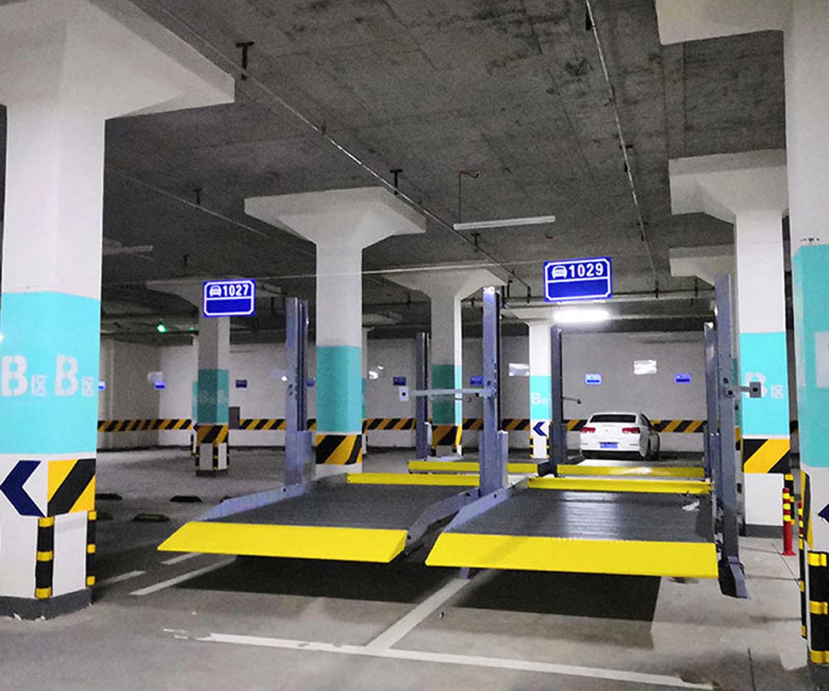 重慶雙層簡易升降機械式立體車庫安裝