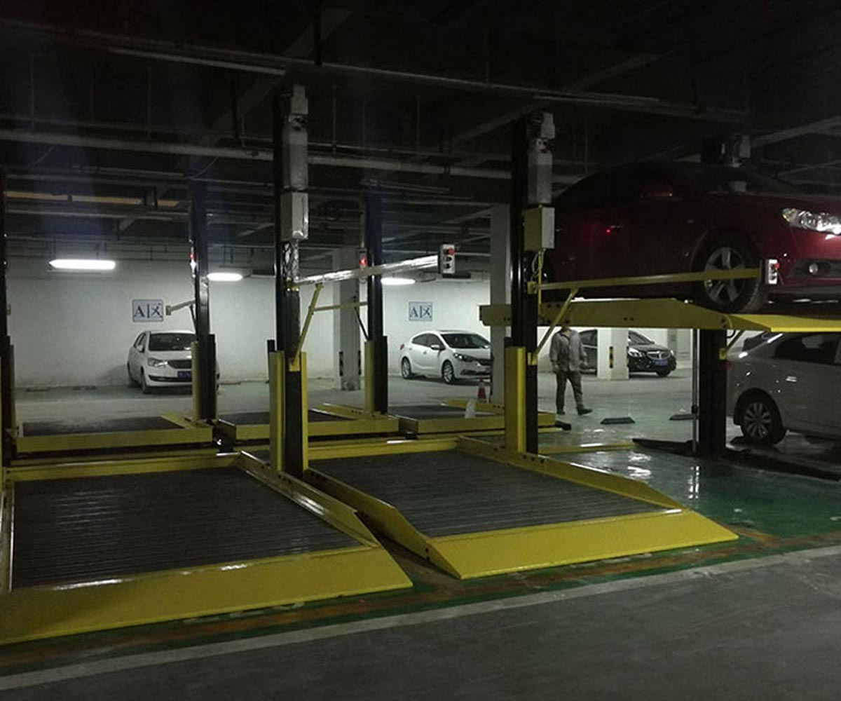 甘肅兩層升降式機(jī)械停車(chē)場(chǎng)改造