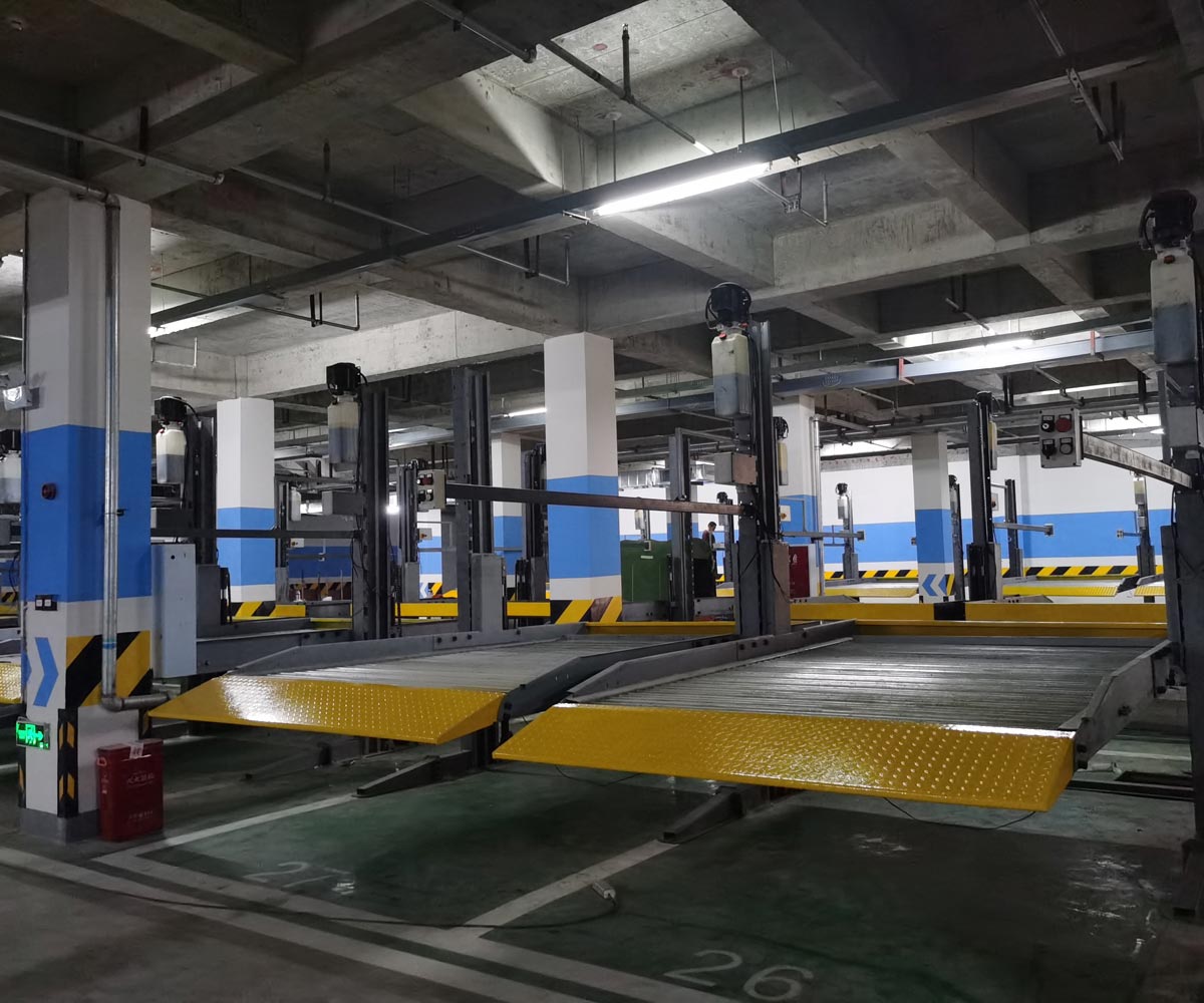 地下室簡(jiǎn)易式機(jī)械停車庫(kù)