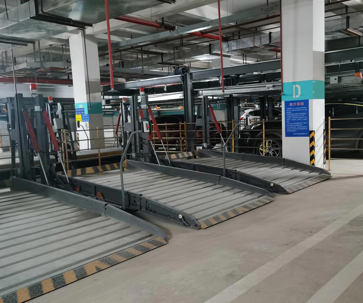 重慶地下室升降式機械停車場